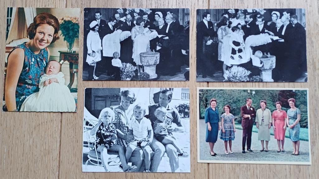 Koningshuis foto's en ansichtkaarten, Ophalen of Verzenden, Gebruikt, Nederland, Kaart, Foto of Prent
