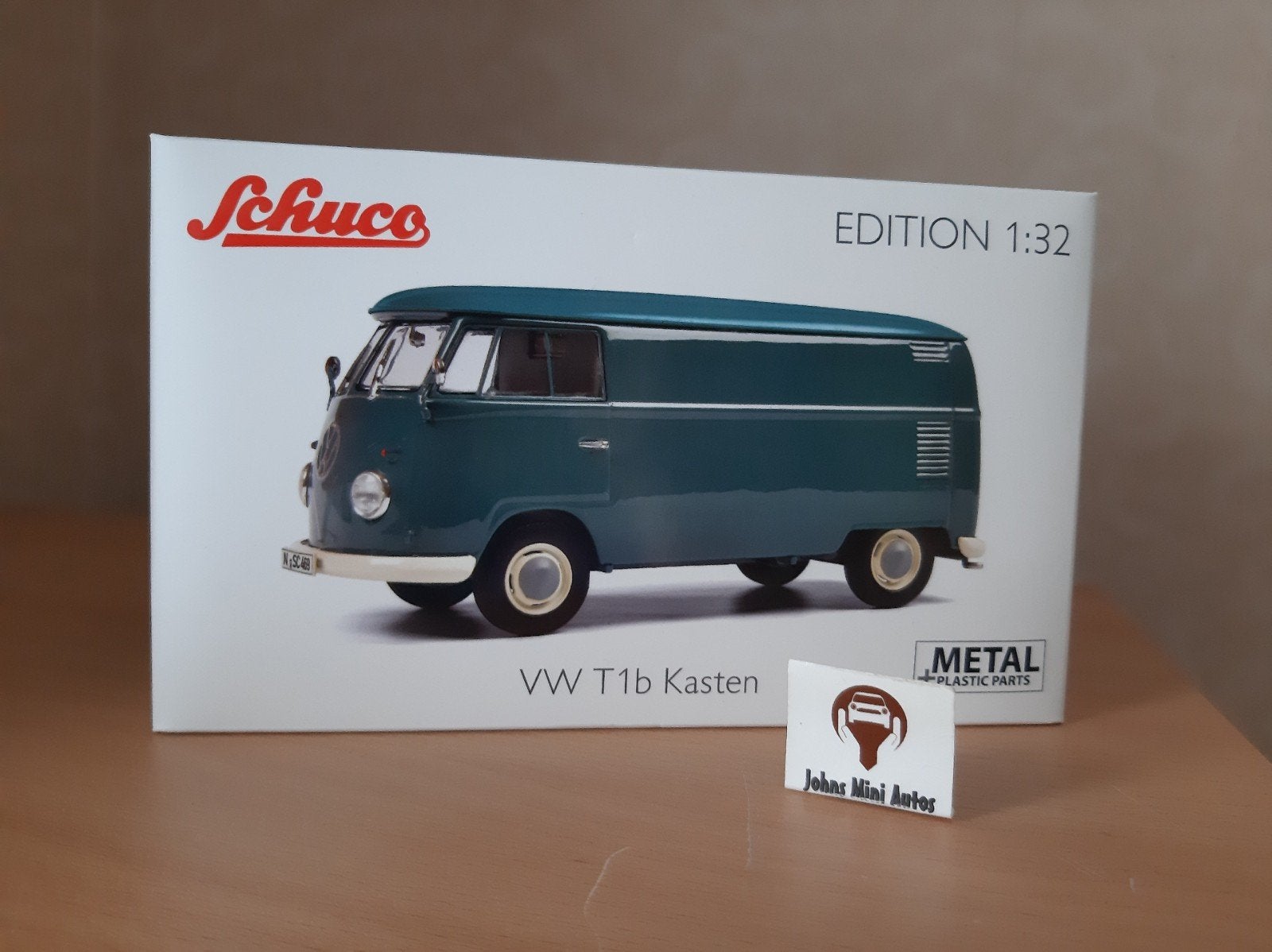 Volkswagen T1b Kastenwagen Blauw van Schuco 1:32, Hobby en Vrije tijd, Modelauto's | 1:32, Schuco, Auto, Nieuw, Ophalen of Verzenden