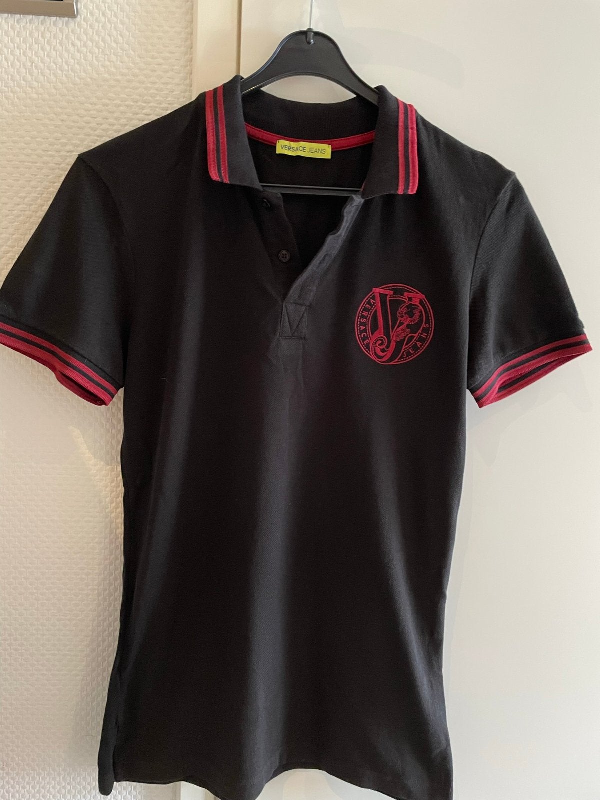 Versace jeans polo maat xs, Kleding | Heren, Zwart, Ophalen of Verzenden, Zo goed als nieuw, Versace Jeans Couture