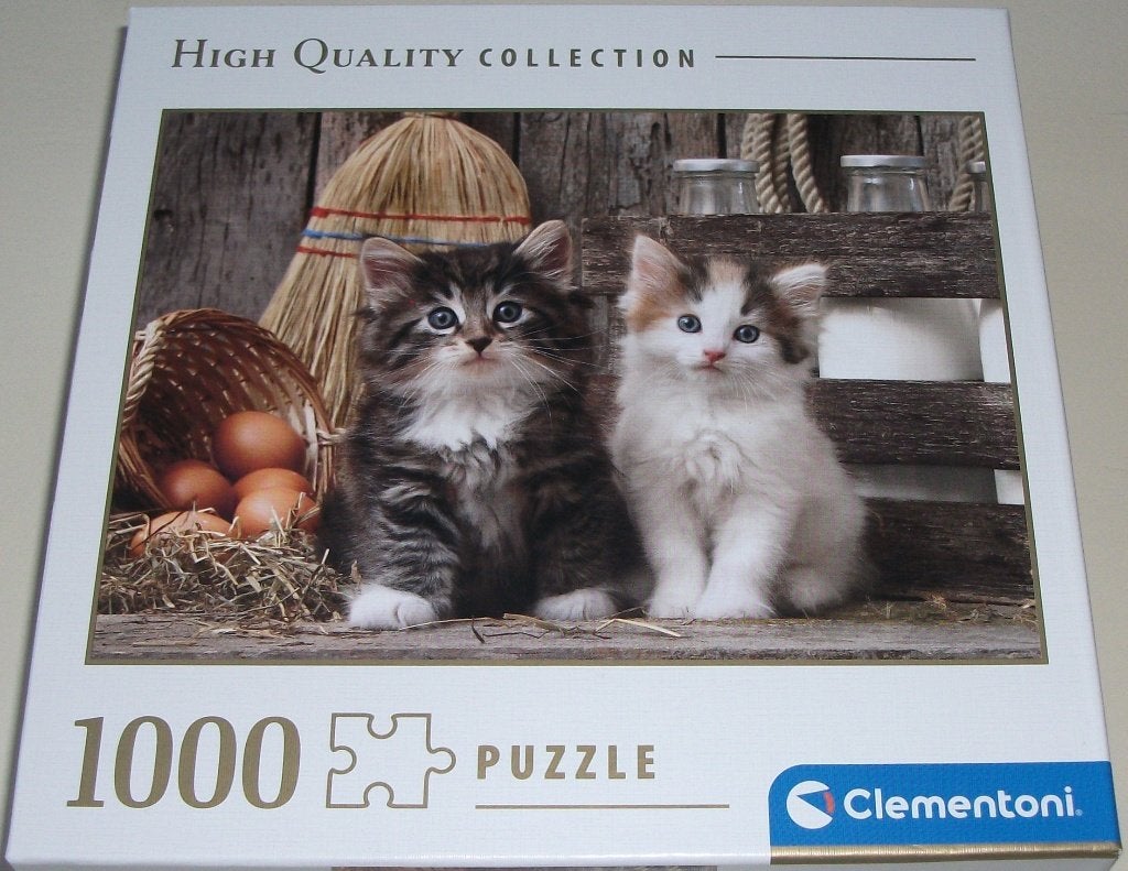 Puzzel *** LOVELY KITTENS *** 1000 stukjes Clementoni, Ophalen of Verzenden, 500 t/m 1500 stukjes, Zo goed als nieuw, Legpuzzel