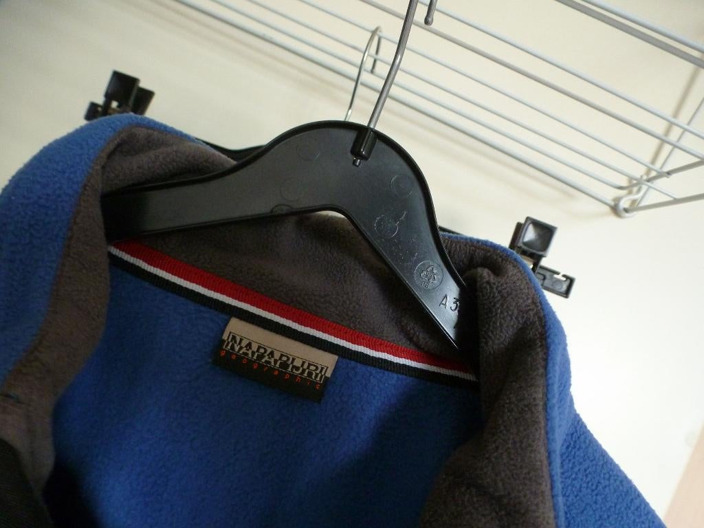 VEST Napapijri FLEECE kobalt blauw 44 -GRATIS zend, Verzenden, Zo goed als nieuw, Maat 42/44 (L), Blauw