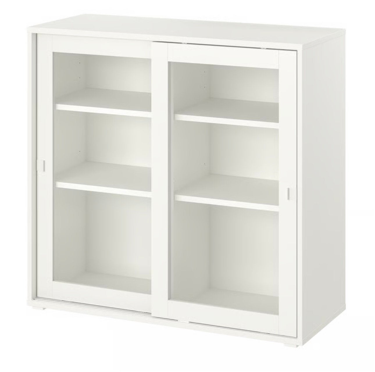 Ikea VIHALS vitrinekast met schuif deuren, Ophalen, Zo goed als nieuw, 25 tot 50 cm, Minder dan 100 cm