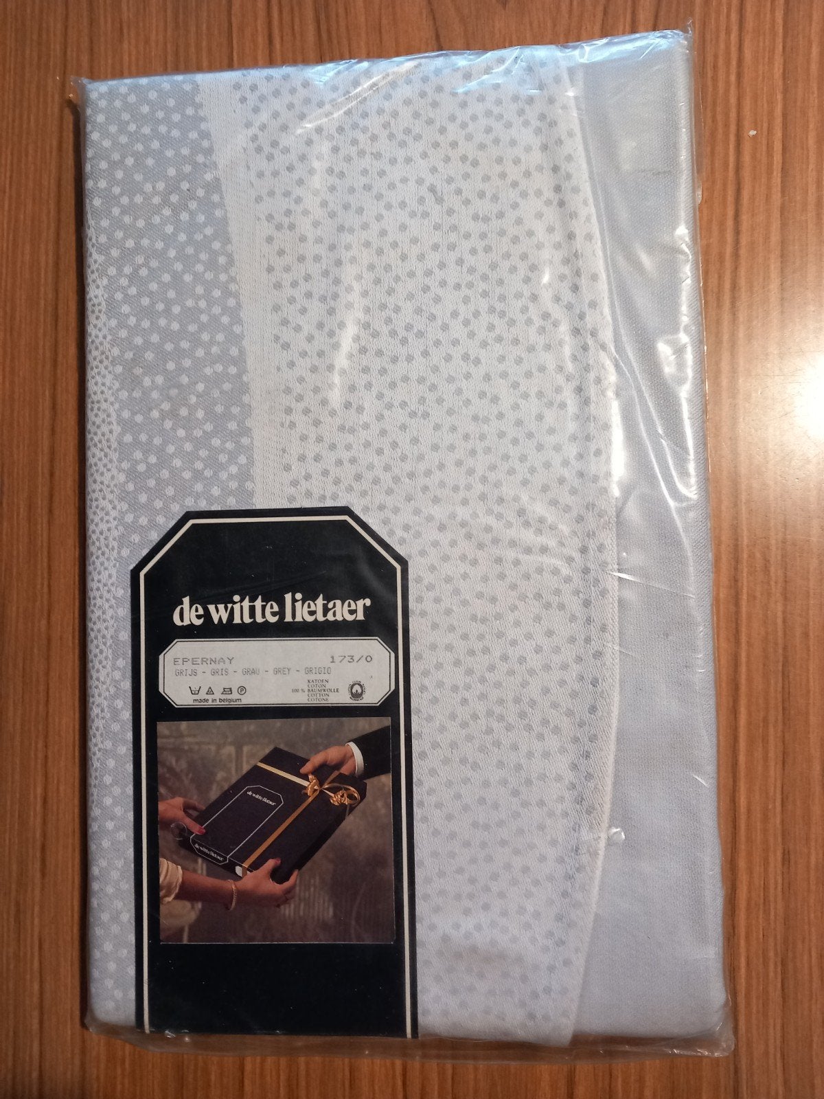 Nieuw De Witte Lietaer Epernay Tafelkleed - Grijs, Nieuw, Ophalen of Verzenden, Katoen, Grijs
