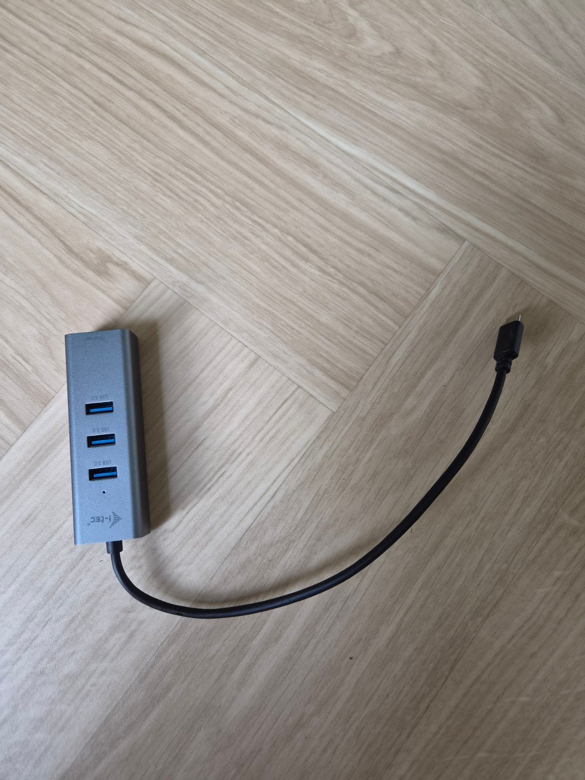i tec USB C hub 3 poorts met Gigabit Ethernet, Ophalen of Verzenden, Zo goed als nieuw