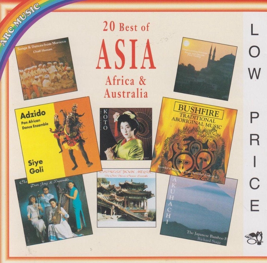 20 best of Asia Africa & Australia", Wereldmuziek, Ophalen of Verzenden, Zo goed als nieuw, Inclusief doosje