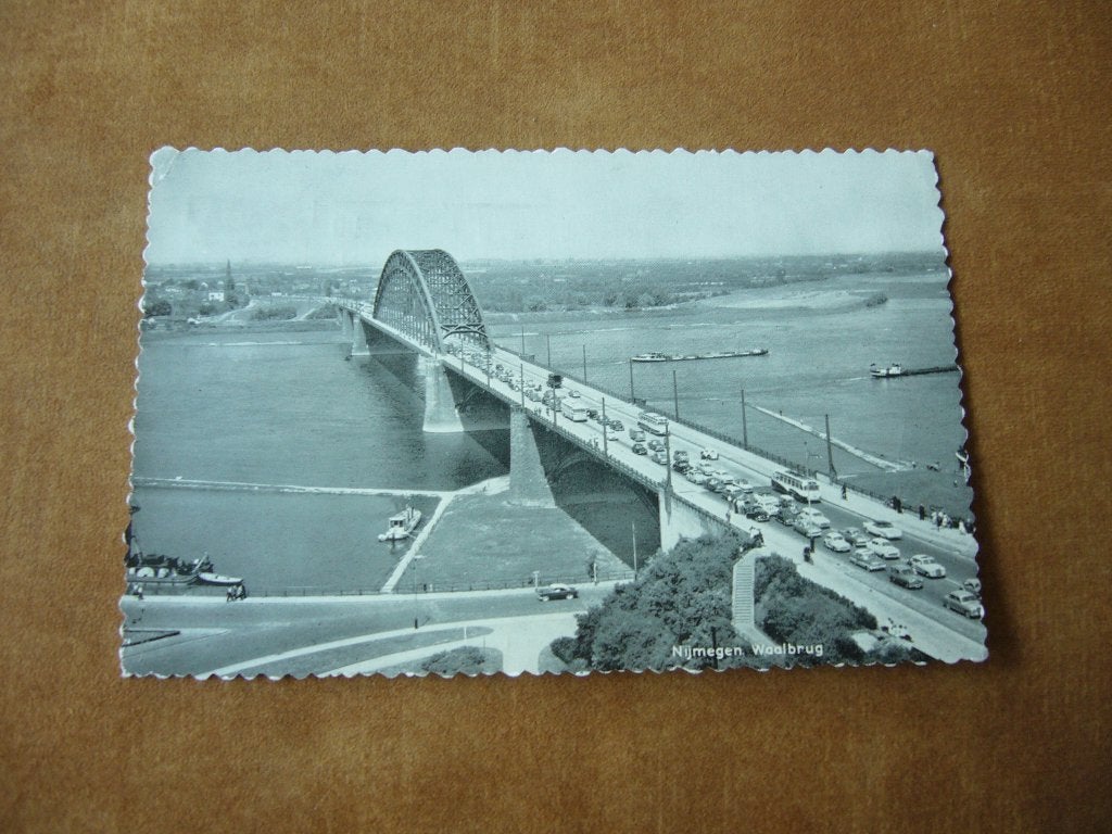 NIJMEGEN  =  WAALBRUG, Ophalen of Verzenden, 1940 tot 1960, Gelopen, Gelderland