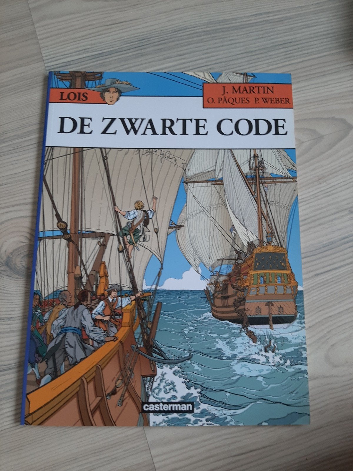 Lois: De Zwarte Code - Jacques Martin stripboek, Boeken, Eén stripboek, Ophalen of Verzenden, Zo goed als nieuw, Jacques Martin, O. Pâques Weber