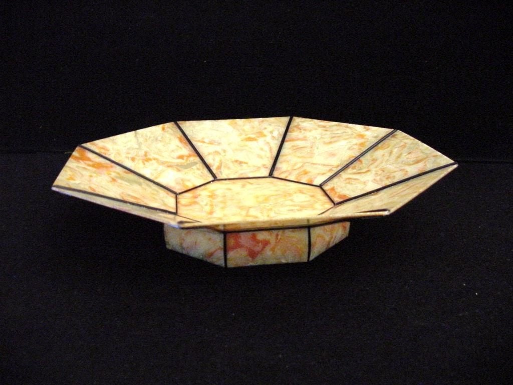 art deco celluloid schaal, Ophalen of Verzenden