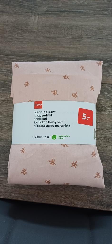 Nieuw lakentje voor een ledikantje 120x150, Kinderen en Baby's, Ophalen of Verzenden, Nieuw, Overige typen