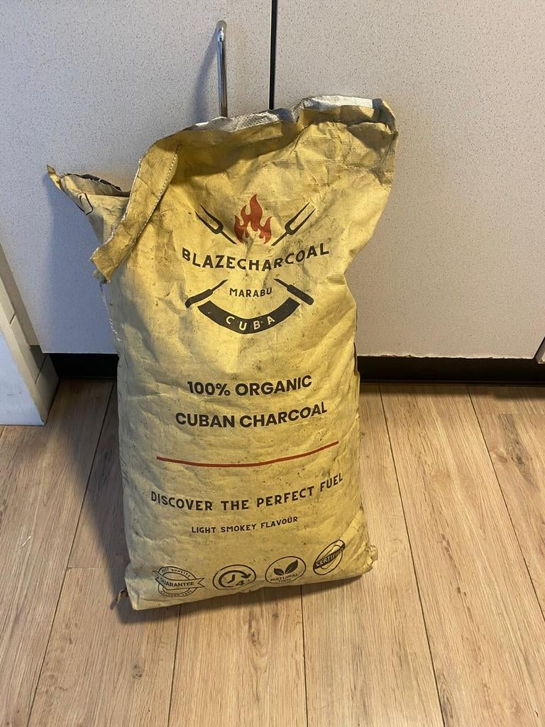Blazecharcoal Marabu Cuba Houtskool - 13kg ongebruikt, Tuin en Terras, Ophalen