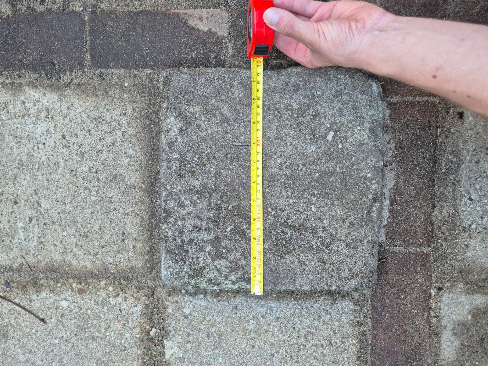 Stoeptegels 30 cm, Ophalen