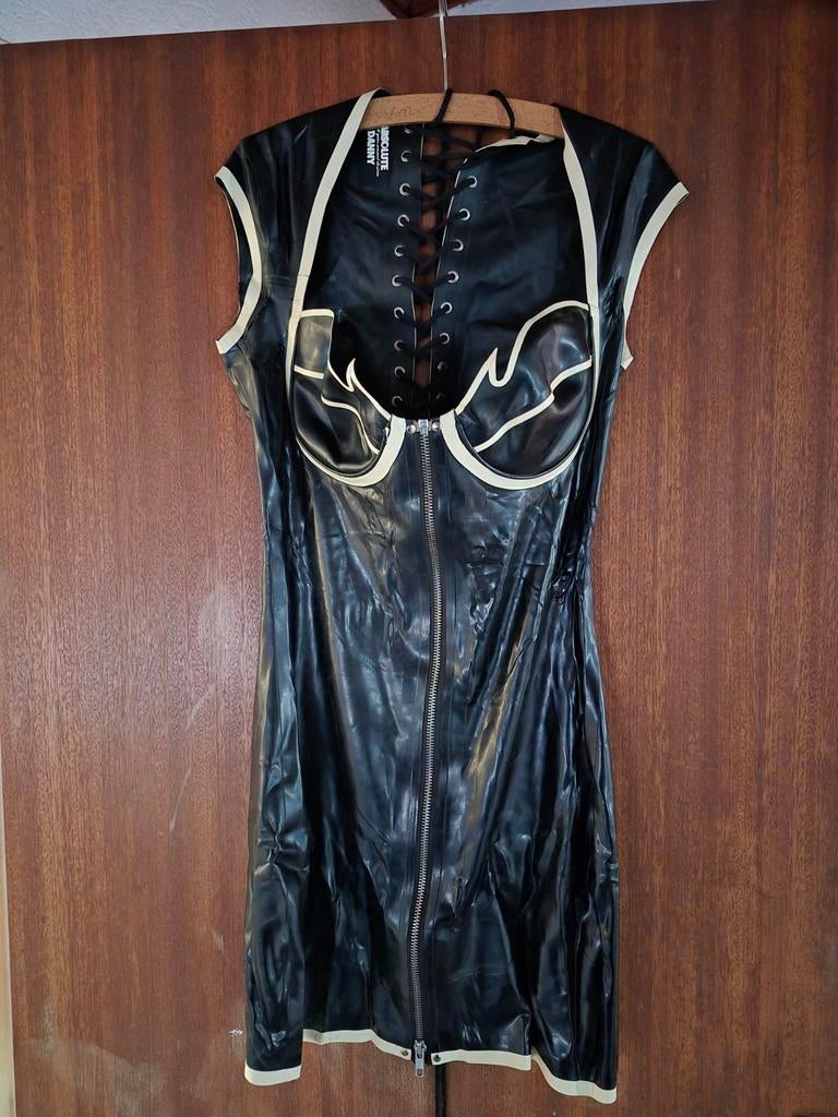 2x latex jurkje M (zie foto), Ophalen of Verzenden, Zo goed als nieuw, Carnaval
