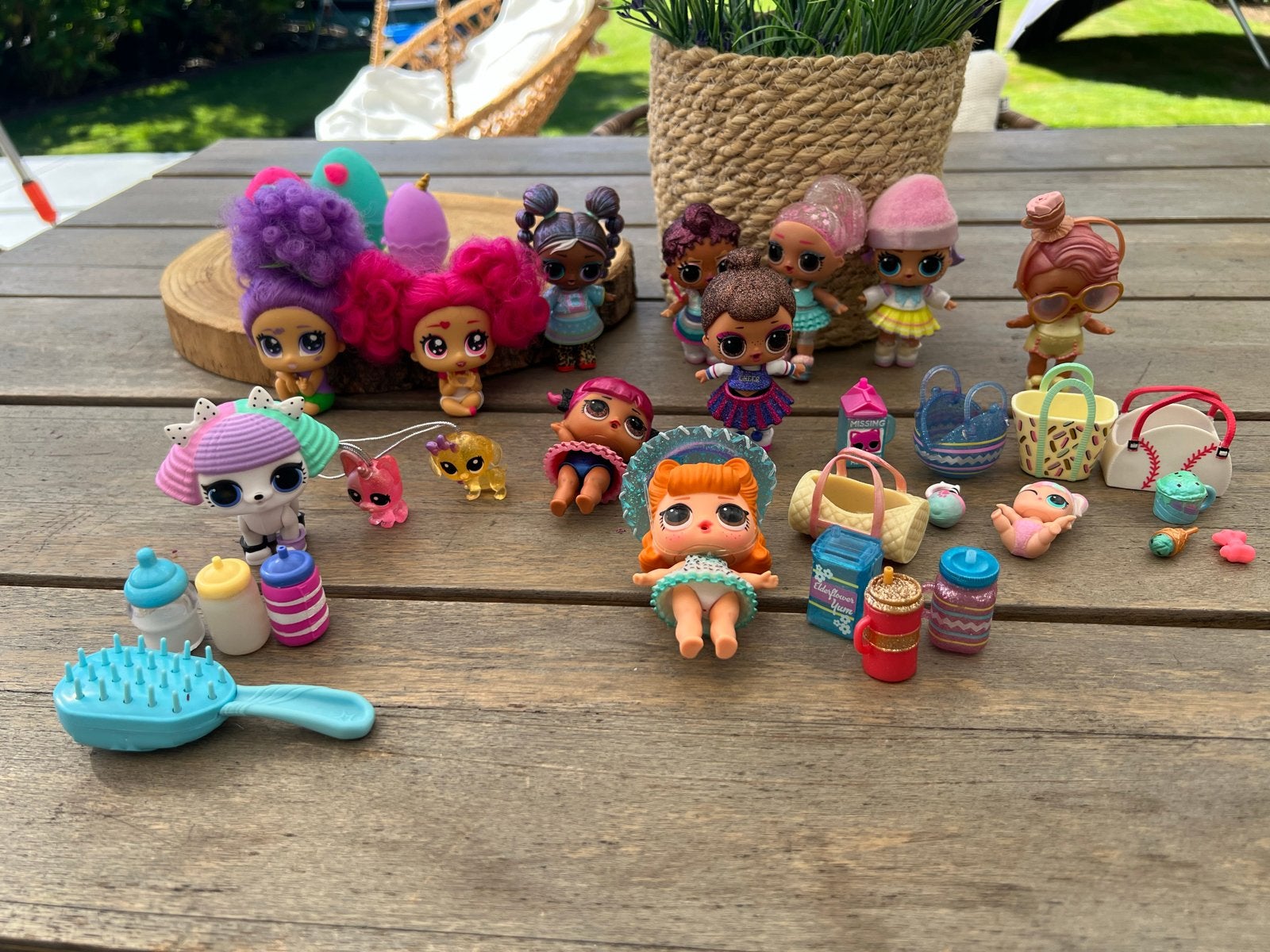 Grote set LOL Surprise poppen en accessoires, Kinderen en Baby's, Speelgoed | Poppen, Ophalen, Gebruikt, Overige typen