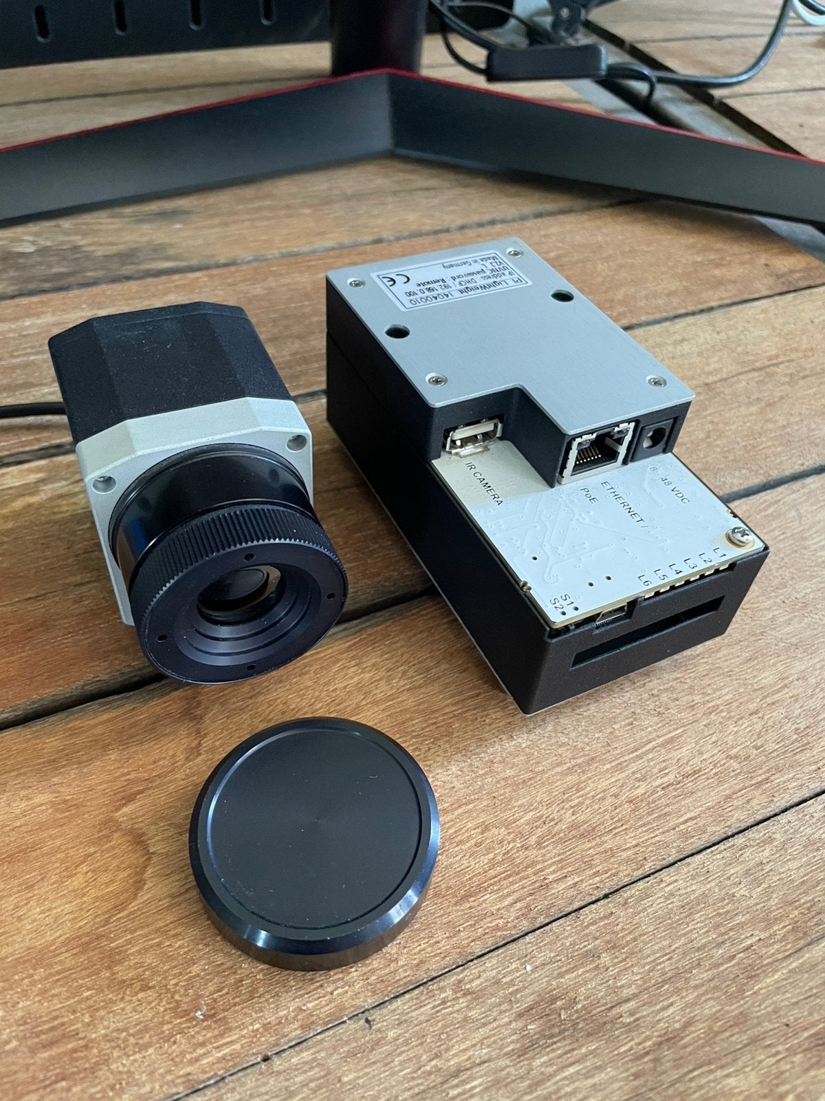 Optris PI 450 warmtebeeldcamera + PI LightWeight recorder, Doe-het-zelf en Verbouw, Meetapparatuur, Ophalen of Verzenden, Zo goed als nieuw