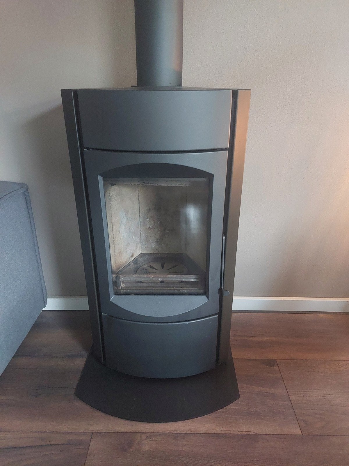 Wanders Vision 1 Houthaard - 8 kW met rookkanaal, Ophalen, Gebruikt, Vrijstaande haard, Houthaard