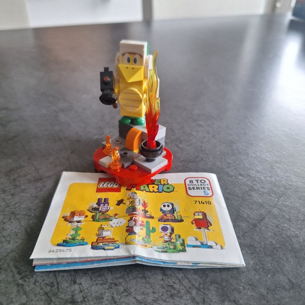 71410 Lego Super Mario Hammer Bro, Overige thema's, Lego, Zo goed als nieuw, Complete set