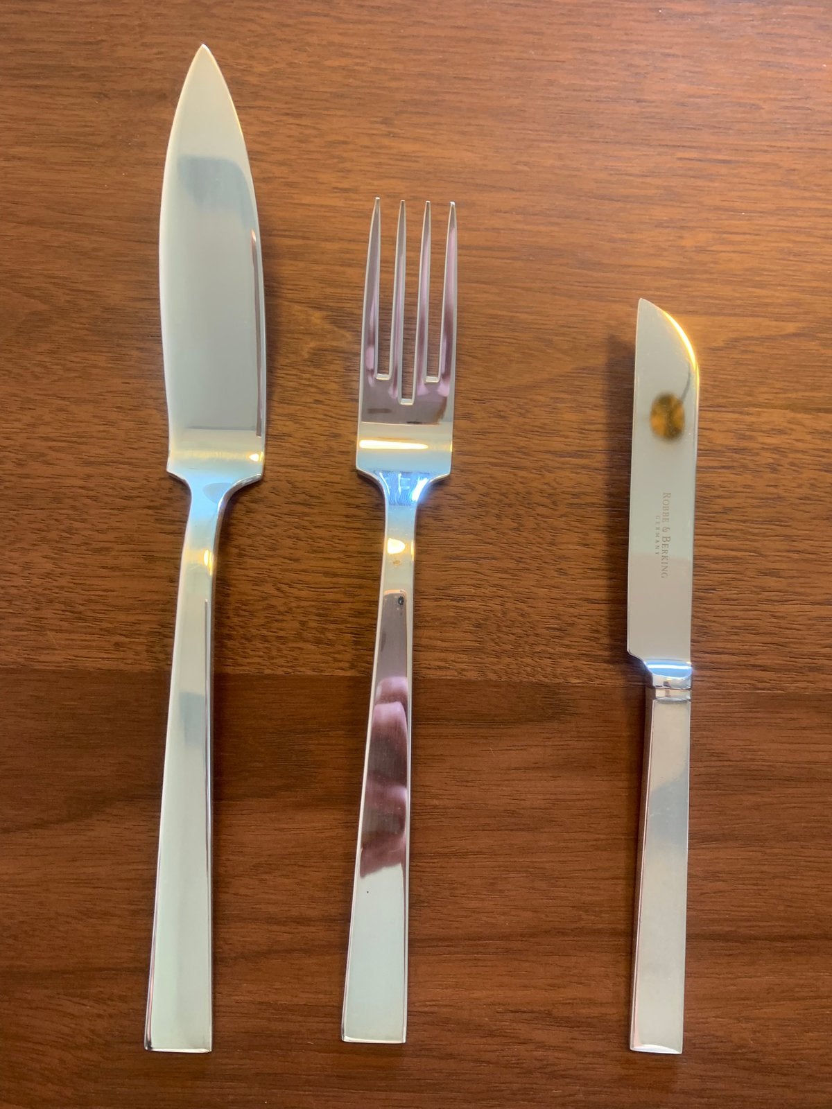Robbe & Berking messen en vorken Cutlery silver-plated 18, Bestekset, Ophalen of Verzenden, Zo goed als nieuw, Overige merken