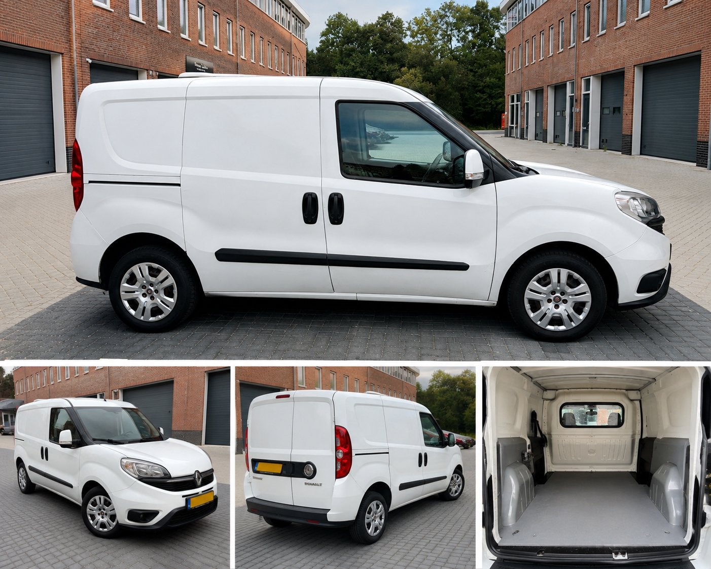 Fiat Doblo Cargo 1.3 MJ 16V 90pk 2016 Wit, Voorwielaandrijving, 4 cilinders, Wit, Geïmporteerd