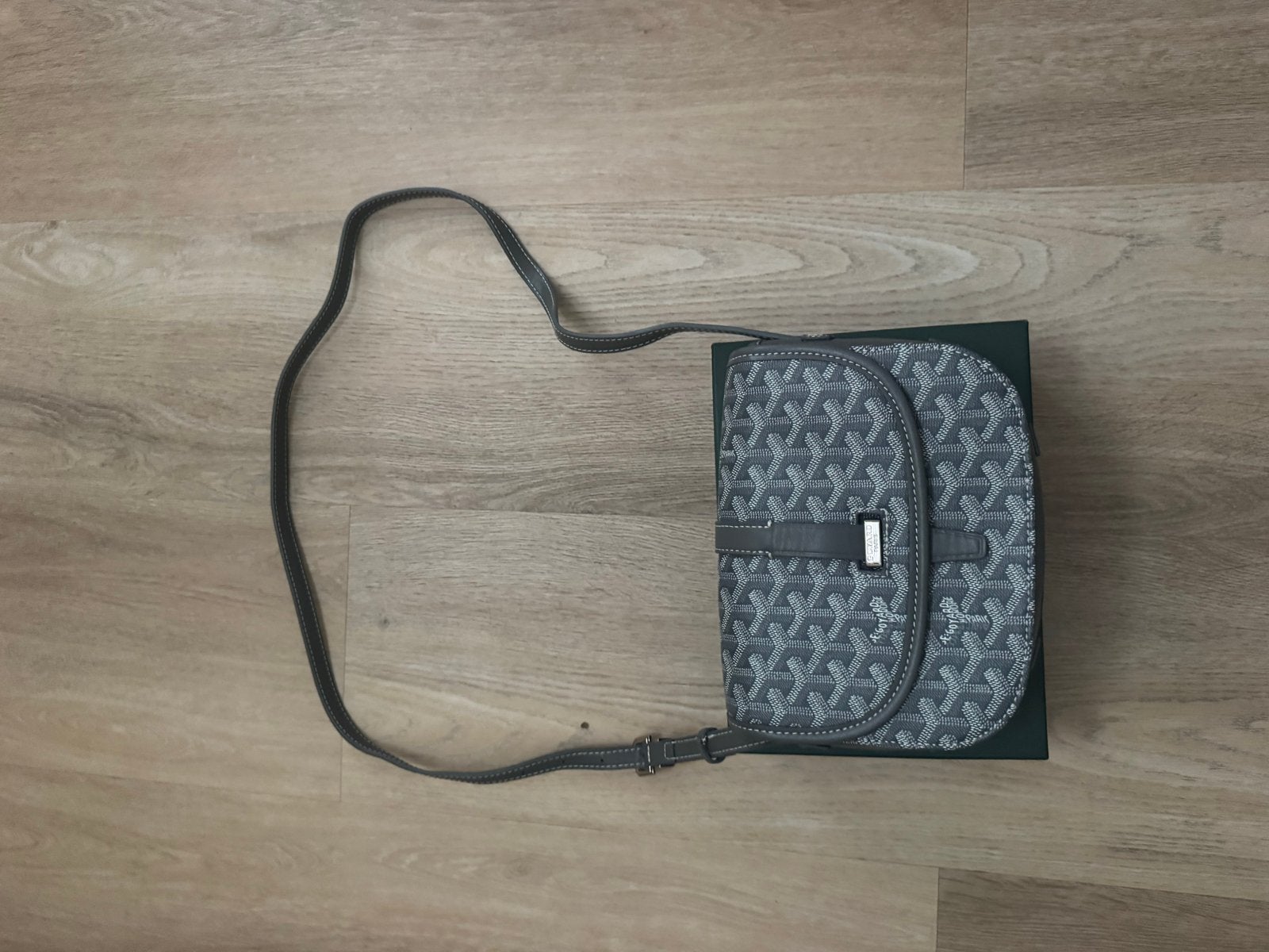 Goyard Schoudertasje - Unisex, Verzenden, Zo goed als nieuw, Grijs, Schoudertasje