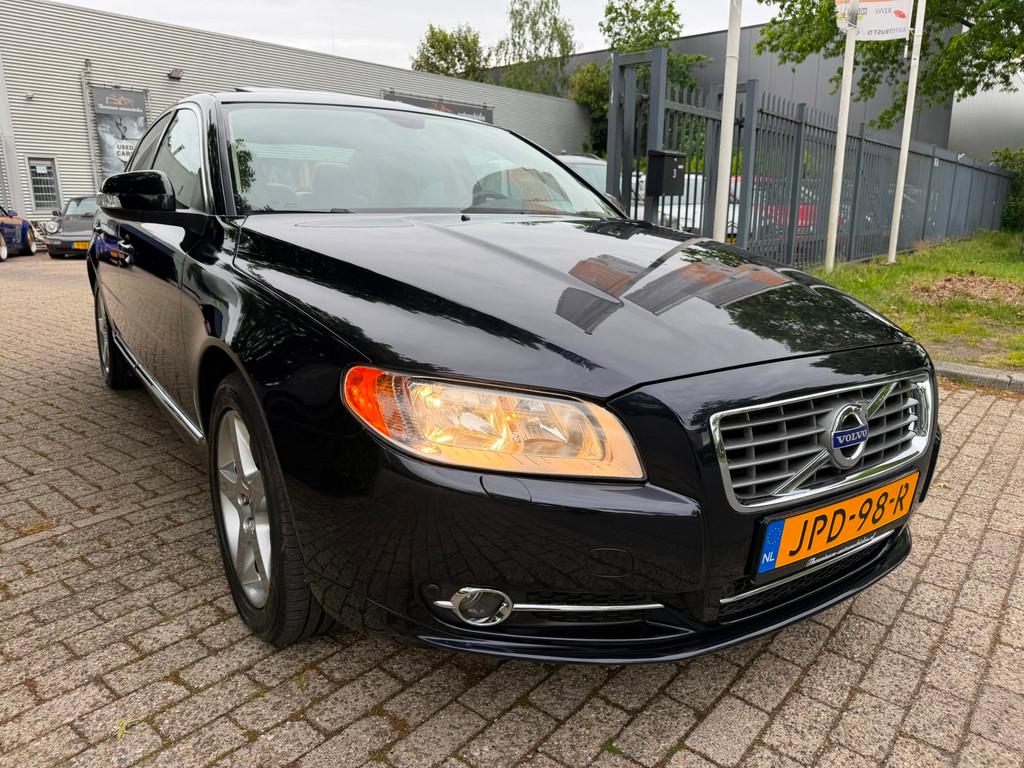 Volvo S80 2.5 T Summum 166.920 km dealer onderhouden 2e eige, Auto's, Huisgarantie, 1504 kg, Met garantie (alle), Blauw