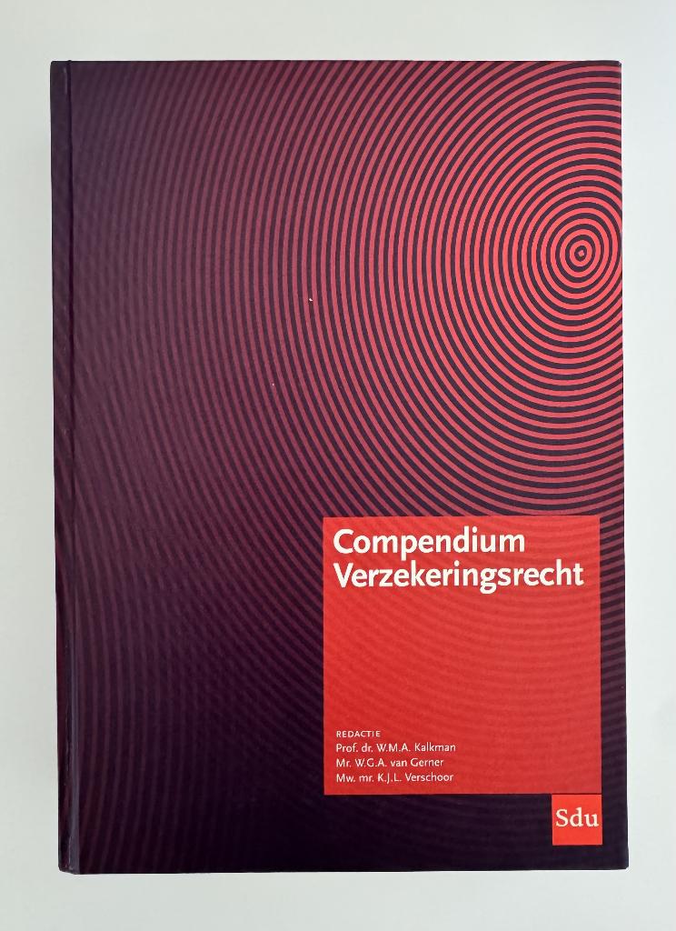 Compendium Verzekeringsrecht (ISBN: 9789012397704)., Ophalen of Verzenden, Sdu, Alpha, WO
