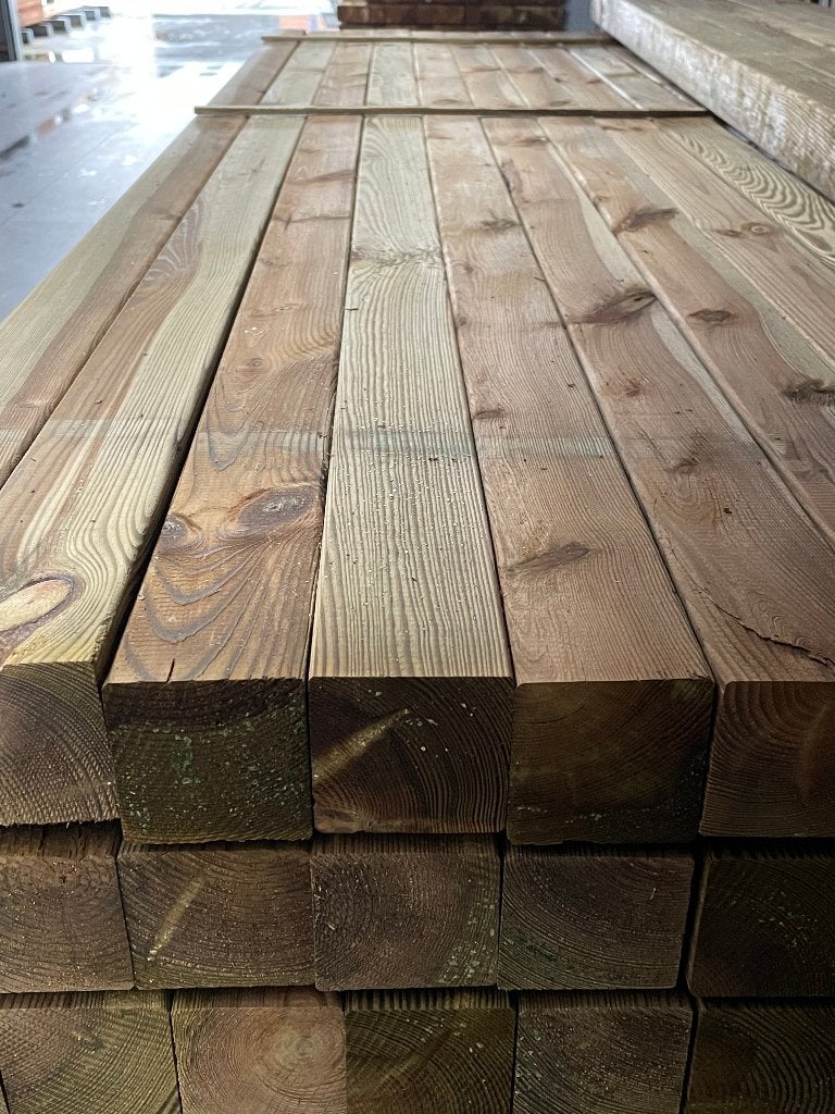 Tuinpaal geimpregneerd 68 x 68 x 2400 mm, Ophalen, Nieuw, 180 tot 250 cm, Palen