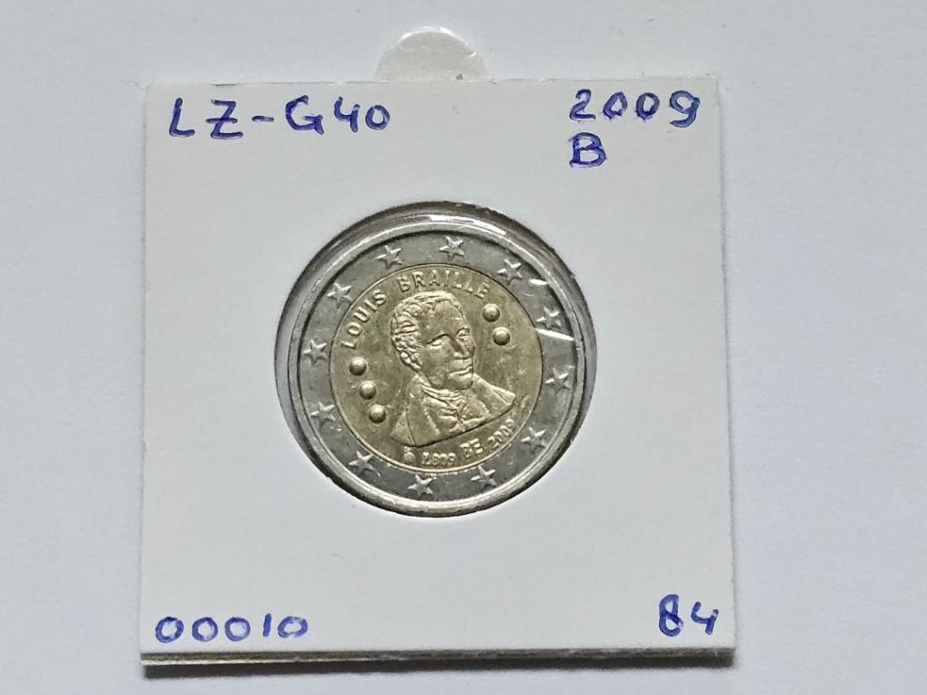 2-euromunt België (B) 2009 Herdenking LZ-G40, Postzegels en Munten, Munten | Europa | Euromunten, Ophalen of Verzenden, België