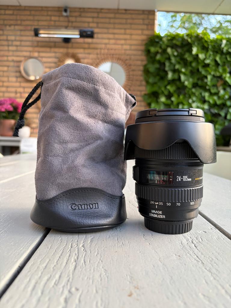 Canon EF 24-105mm f/4 L IS USM Lens, Ophalen of Verzenden, Zo goed als nieuw, Standaardlens, Zoom