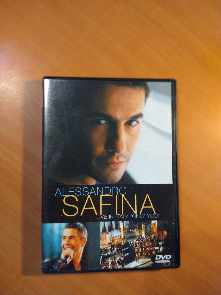 DVD Alessandro Safina. Live in Italy "Only you", Alle leeftijden, Ophalen of Verzenden, Zo goed als nieuw, Italiaans