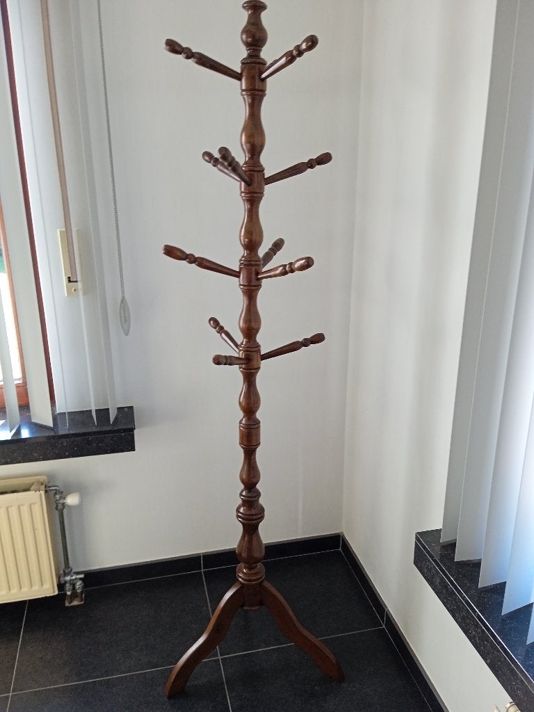 vintage grote zware houten kapstok, Zo goed als nieuw, Minder dan 100 cm, Hout, Ophalen