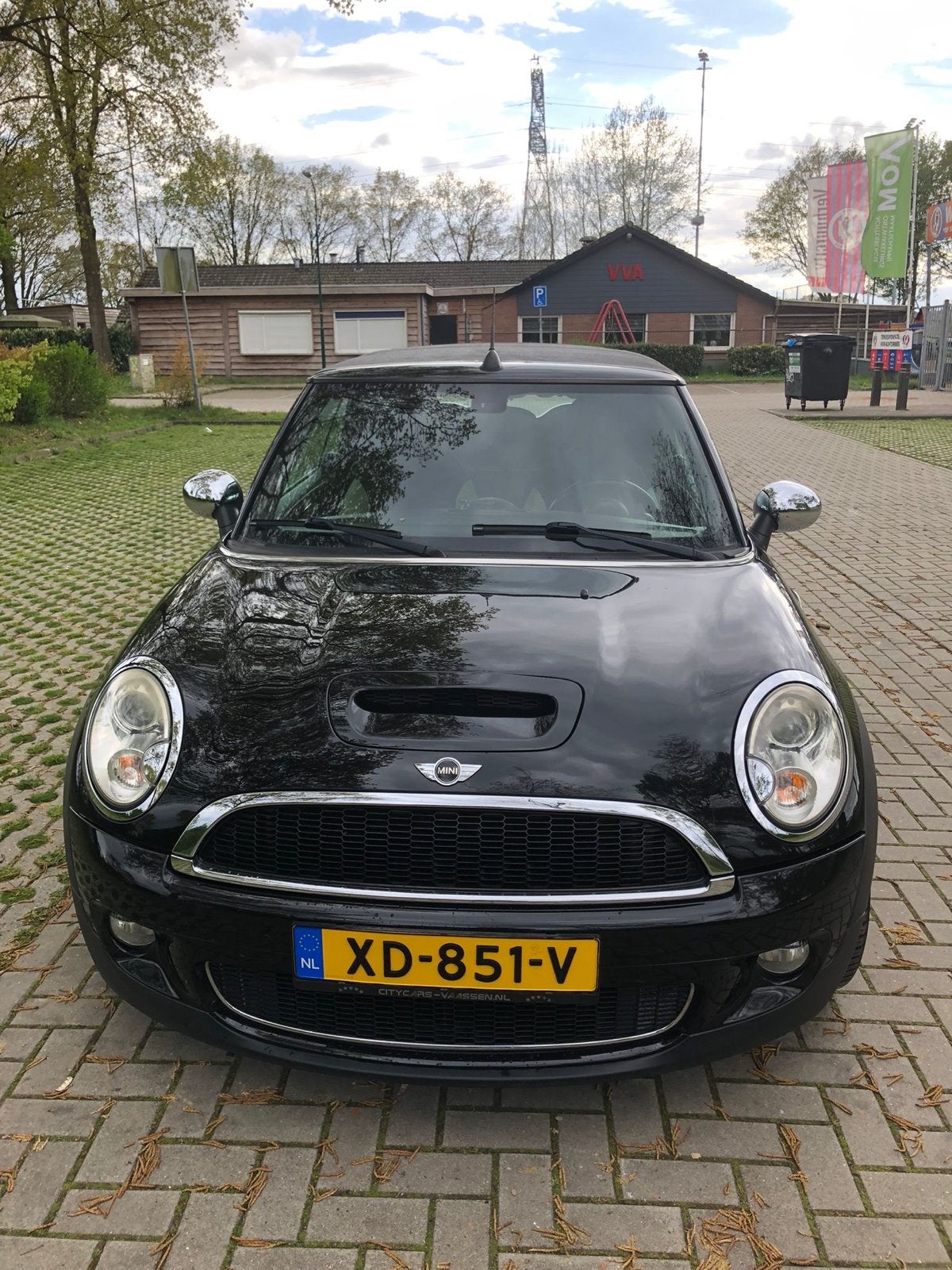 Mini 1.6 Cooper S Cabrio AUT 2009 Zwart, Beige, 4 cilinders, Cabriolet, 4 stoelen