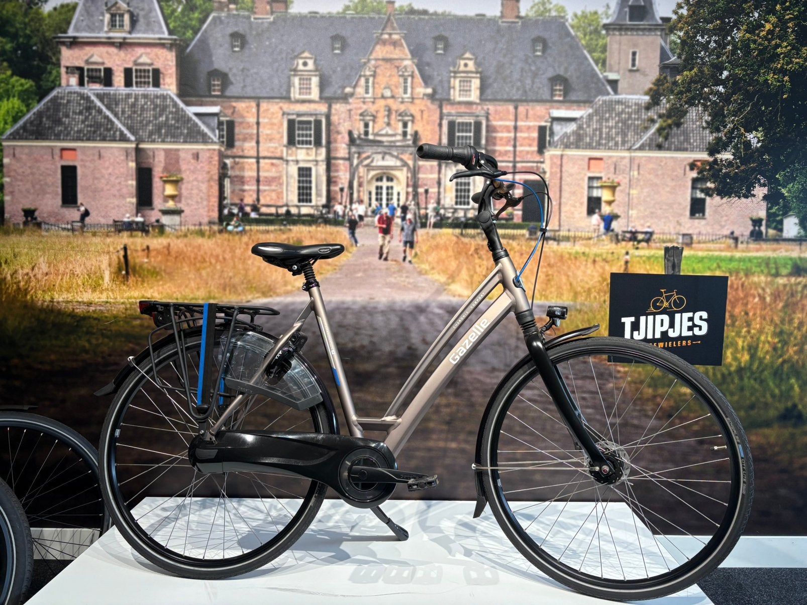 Prachtige Gazelle chamonix c7 damesfiets 28 inch 57cm, Ophalen, Versnellingen, 56 cm of meer, Zo goed als nieuw