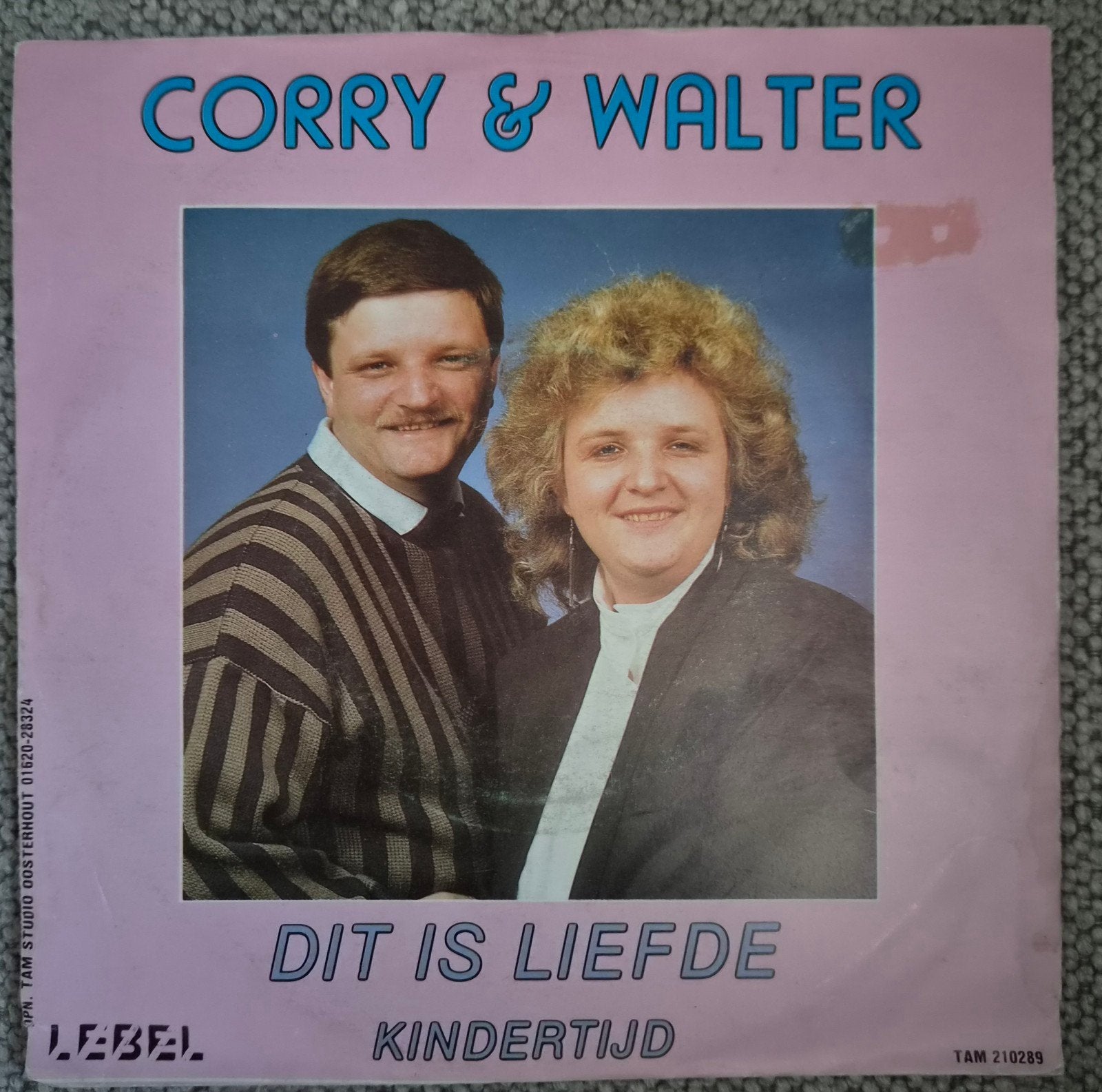 Corry en Walter - Dit is liefde / Kindertijd, Ophalen of Verzenden, Gebruikt, 12 inch, Levenslied of Smartlap