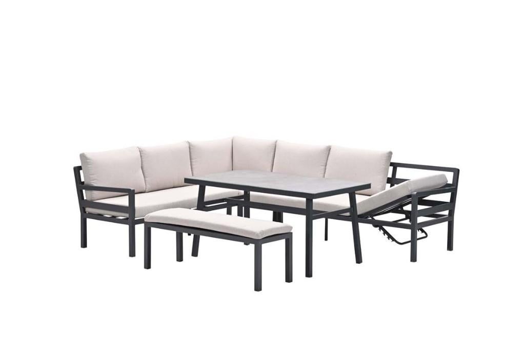 Tuinset Corsica | Tuincentrum Van der Spek, Ophalen, Tuinset, Bank, 6 zitplaatsen