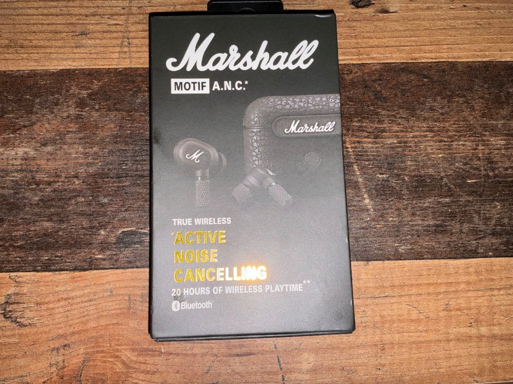 MARSHALL Motif II A.N.C. In-ear Draadloze oordopjes, Zwart, In gehoorgang (in-ear), Overige merken, Ophalen of Verzenden