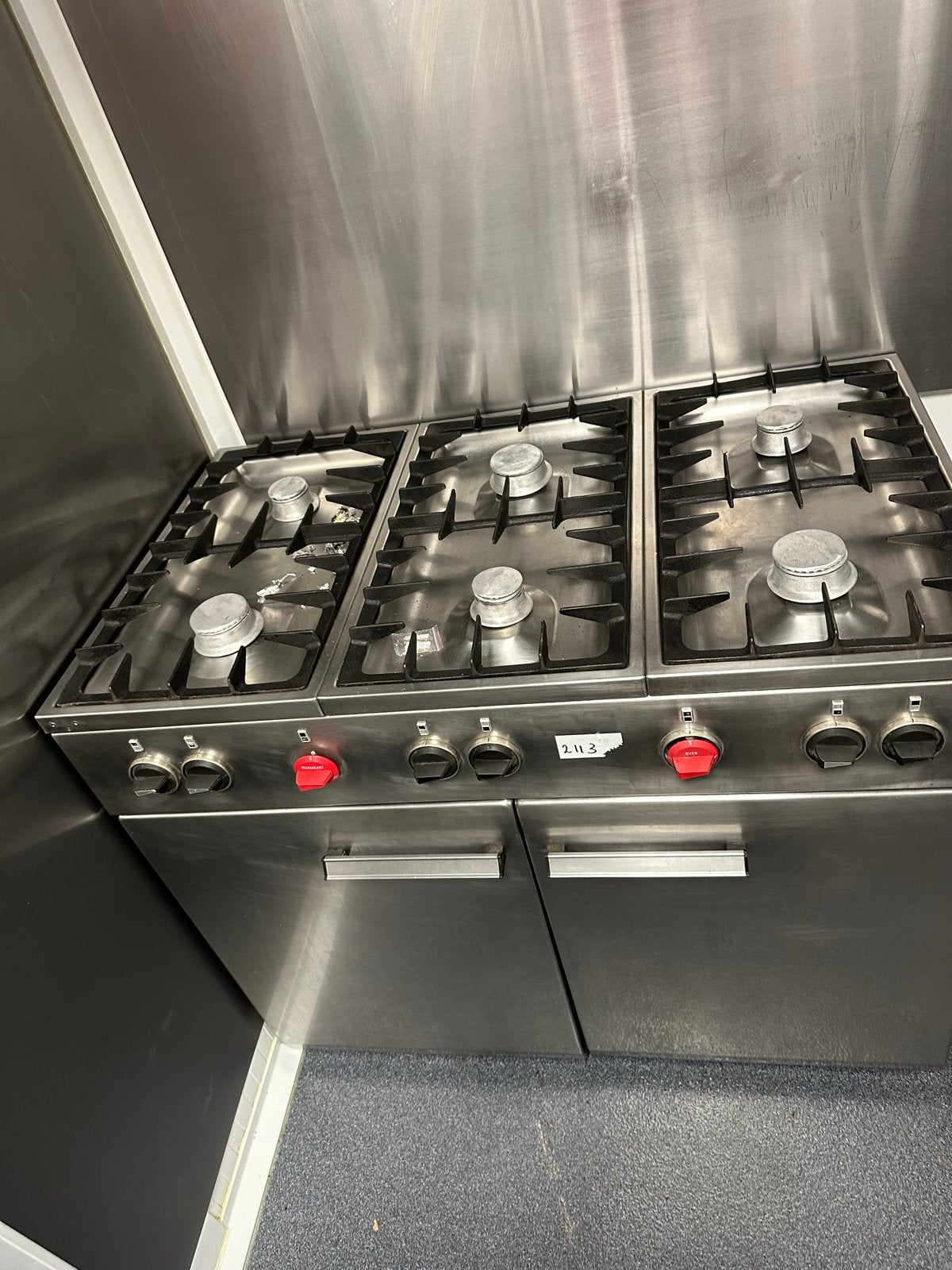Atag 6-pits fornuis - Professionele kwaliteit, Ophalen, Gebruikt, 60 cm of meer, Gas