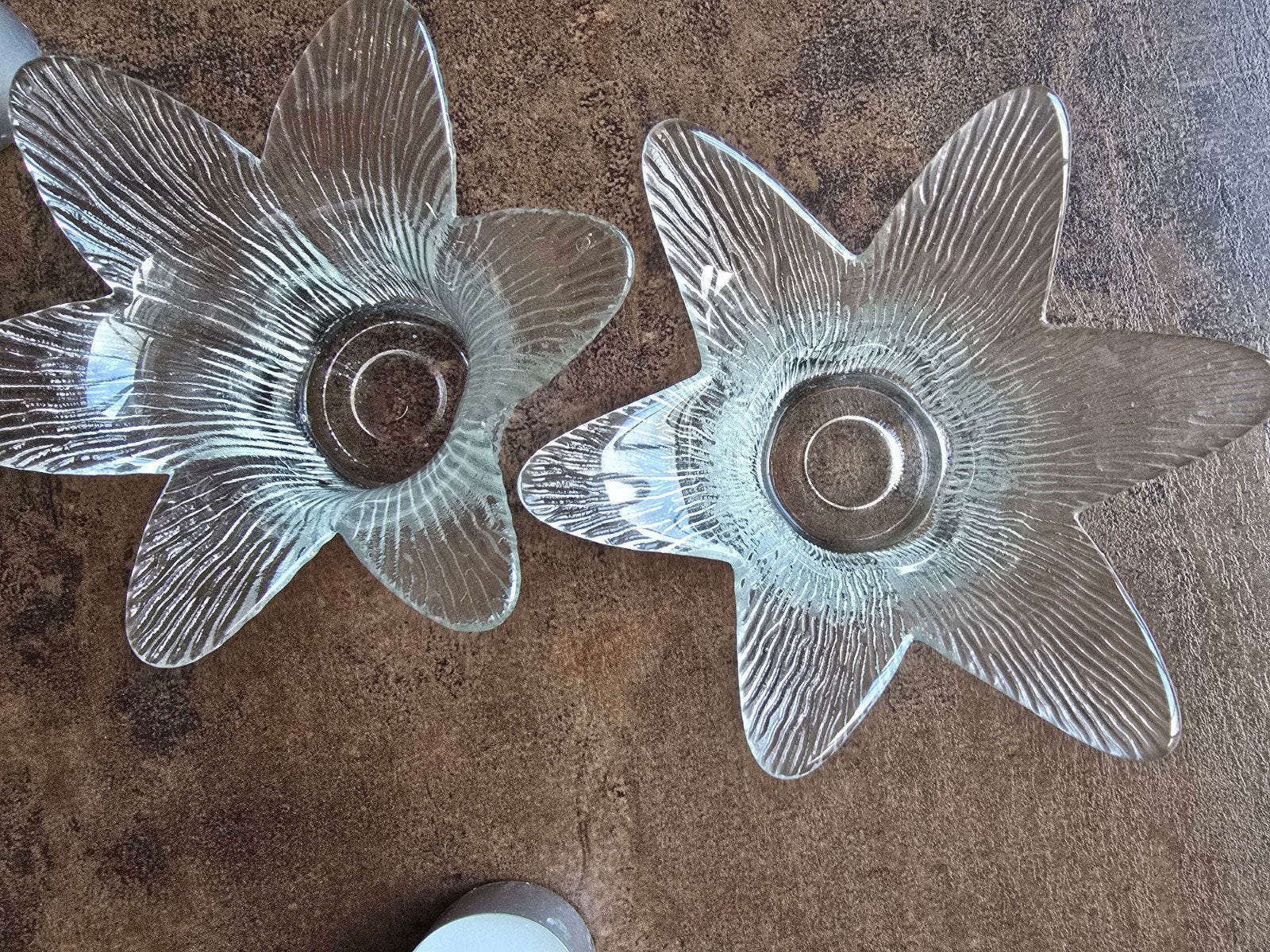 Vintage Glazen Waxinelichthouders– Ravenhead "Flair (70-er), Ophalen of Verzenden