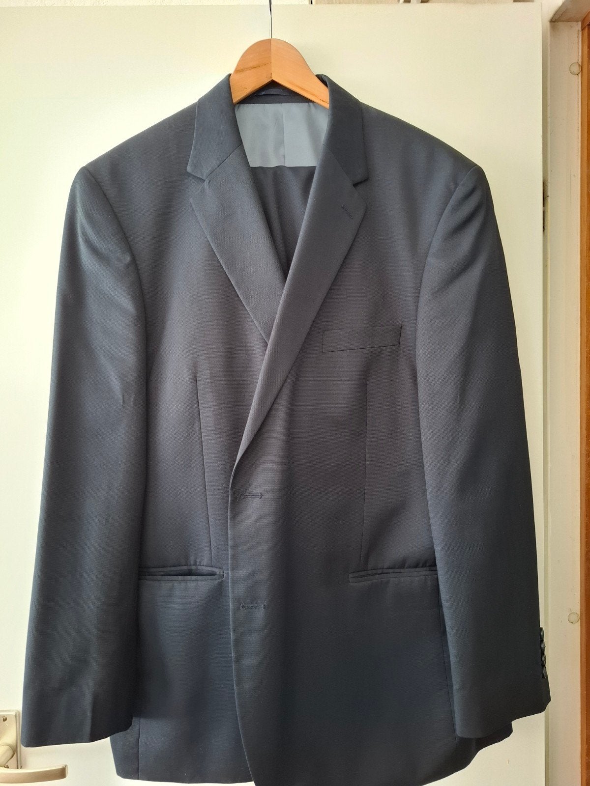 Donkerblauw 2-delig herenpak - Canda - Maat 56, Ophalen, Blauw, Maat 56/58 (XL), Zo goed als nieuw