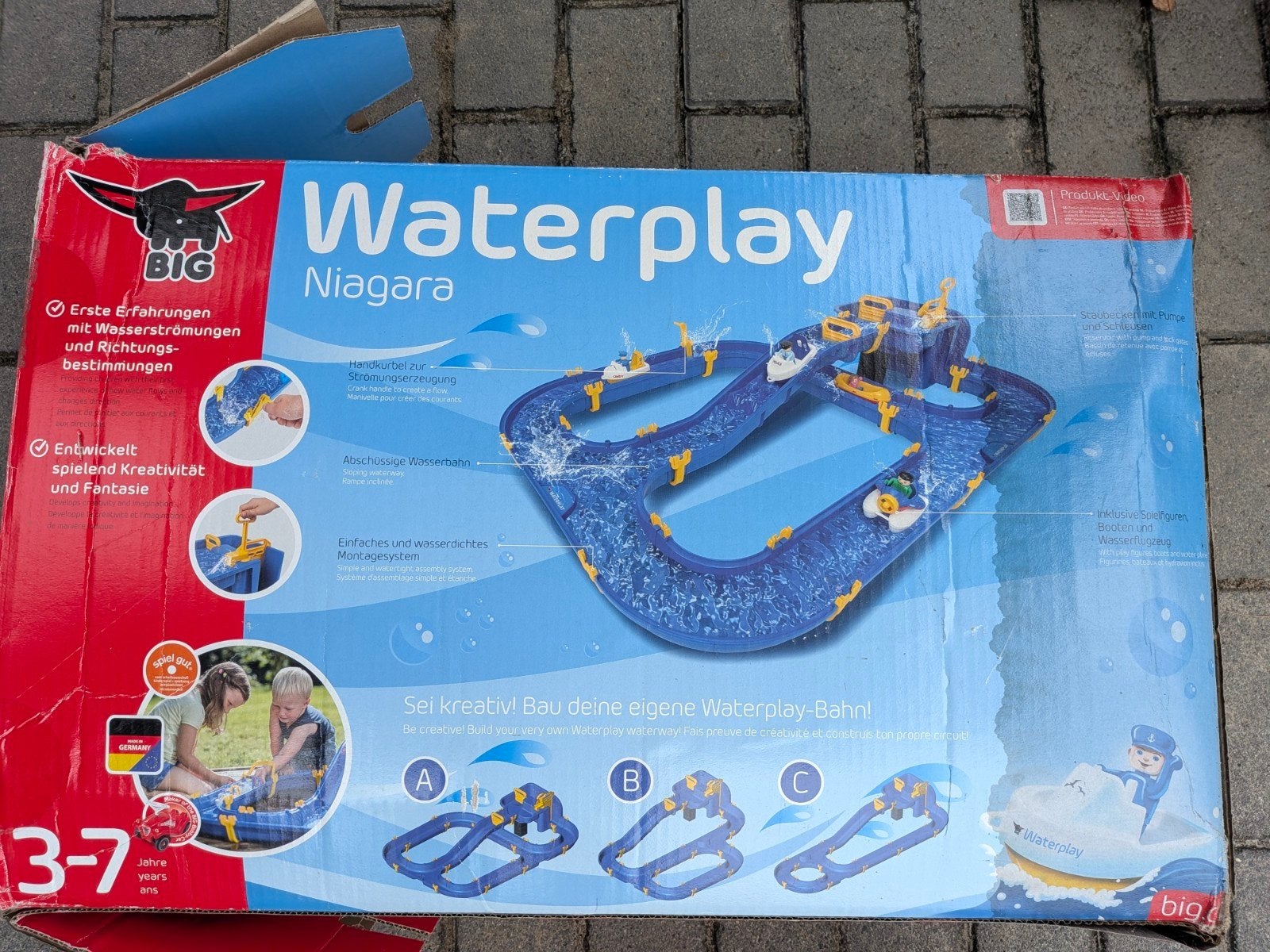 BIG Waterplay Niagara Waterbaan, Ophalen, Gebruikt