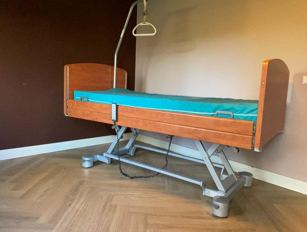 hooglaagbed Stiegelmeyer, Ophalen, Gebruikt