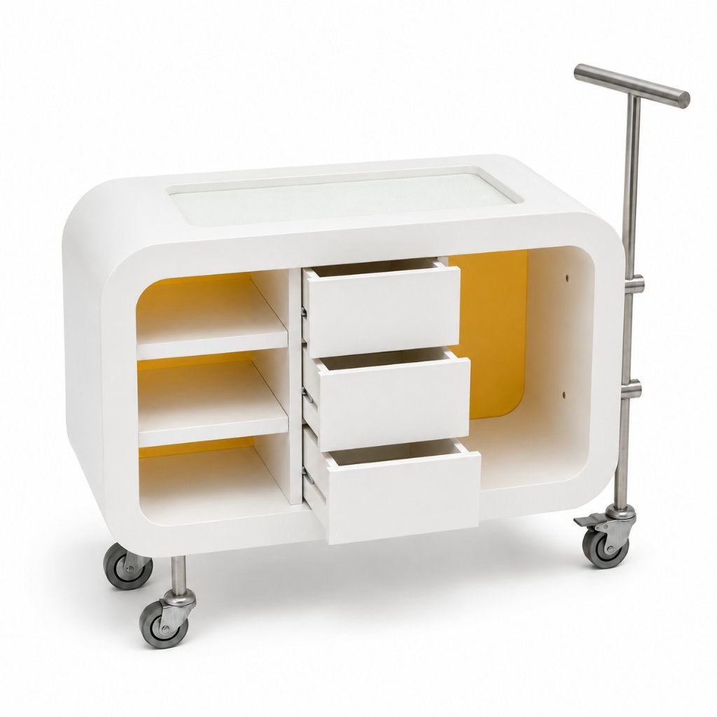Zeldzame Minimalismos Design Trolley – Designmeubel, Gebruikt, ., Ophalen of Verzenden, .