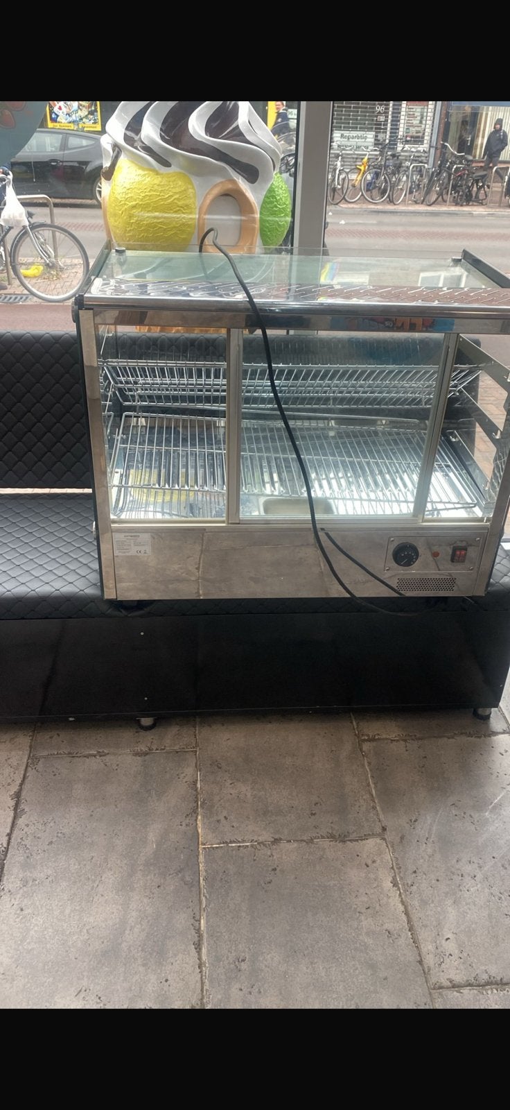 Warmhoud vitrine, Ophalen of Verzenden, Zo goed als nieuw