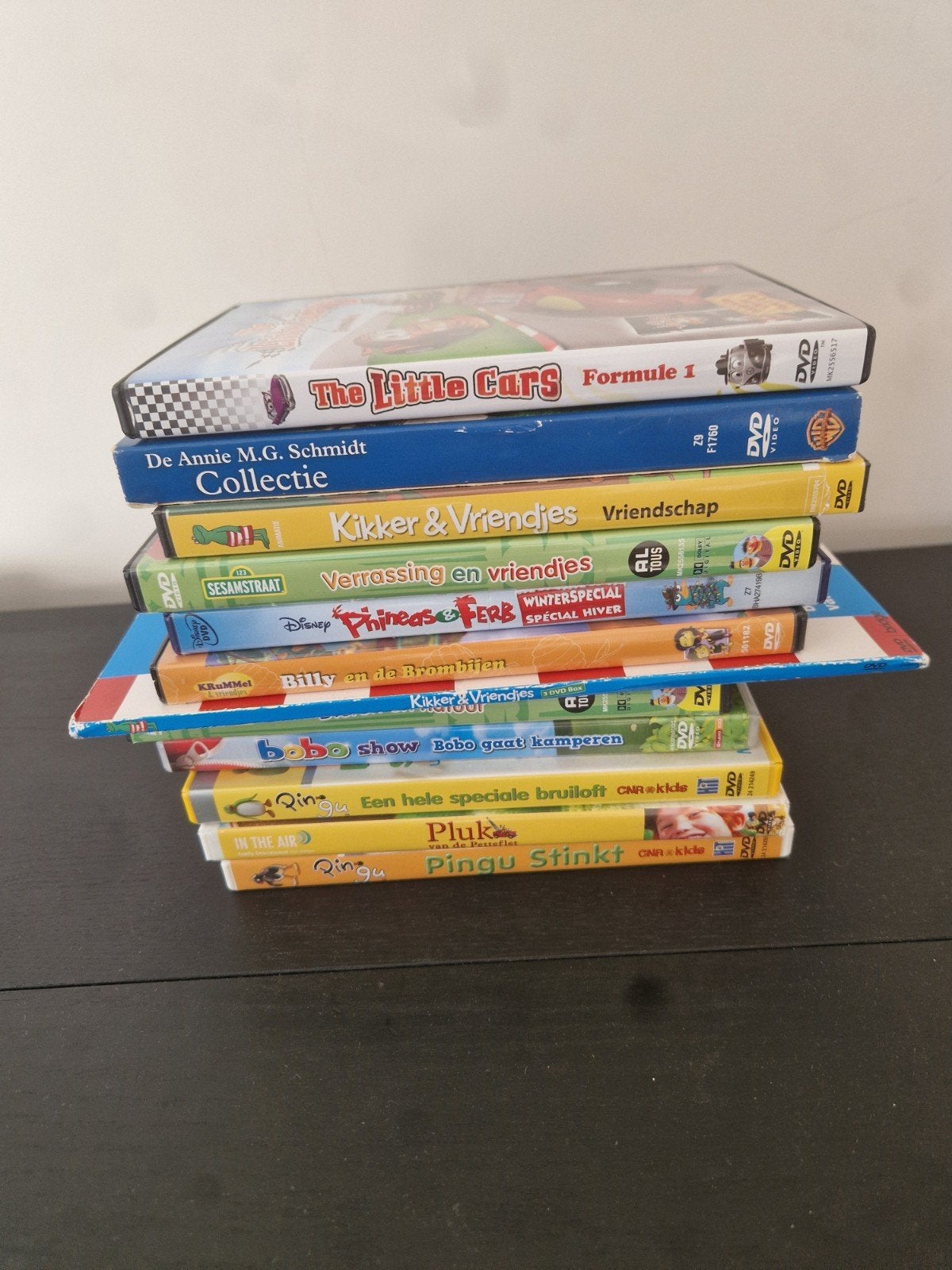 Grote collectie kinder DVD's - Diverse titels, Gebruikt, Animatie, Verzamelbox, Alle leeftijden