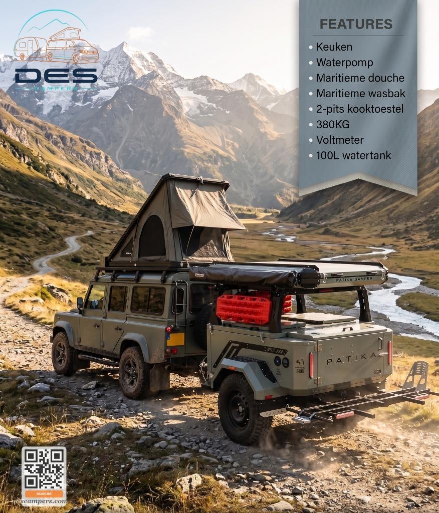 ✅OFF-Road Compact Caravan-Nieuw|VCAMP-ZERO | DEScampers ✅, Caravans en Kamperen, Caravans, Bedrijf, Rondzit