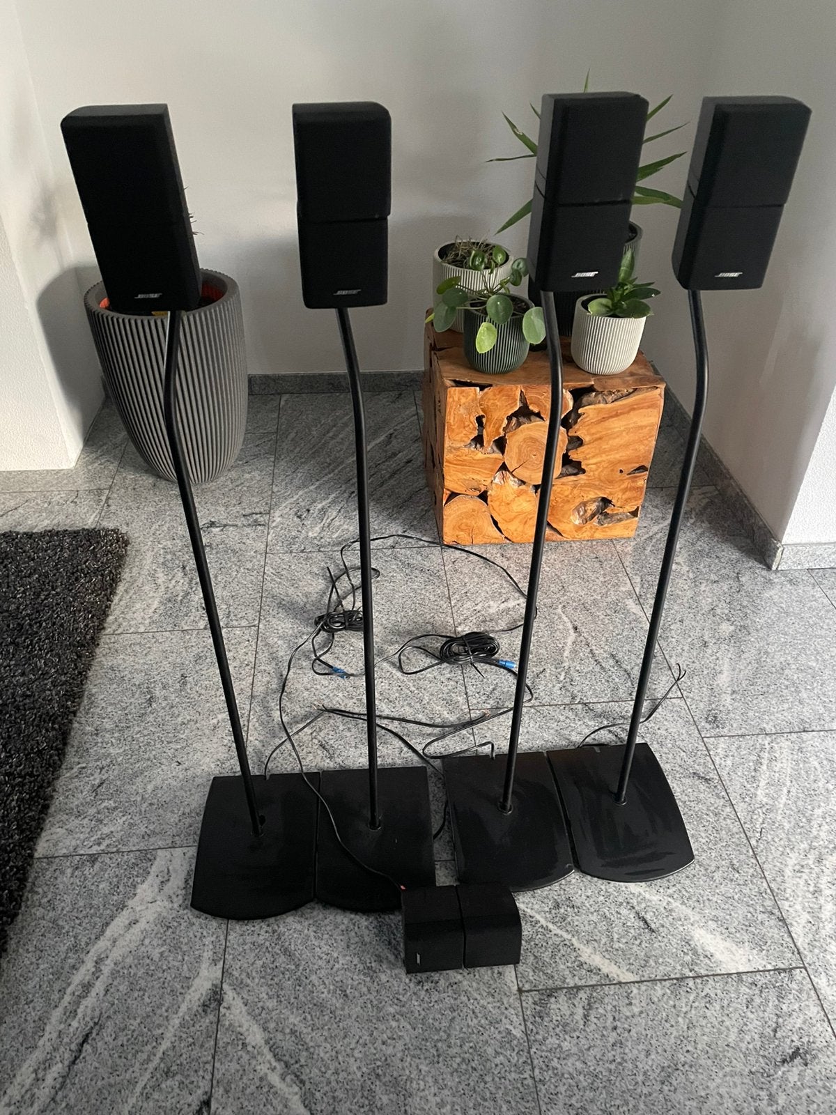 Standaard Bose 4 stuks, Audio, Tv en Foto, Luidsprekers, Ophalen, Gebruikt, Overige typen, Bose