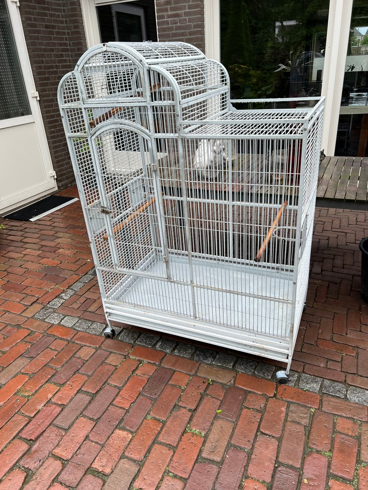 Vogelkooi, Dieren en Toebehoren, Ophalen, Gebruikt, Metaal, Vogelkooi