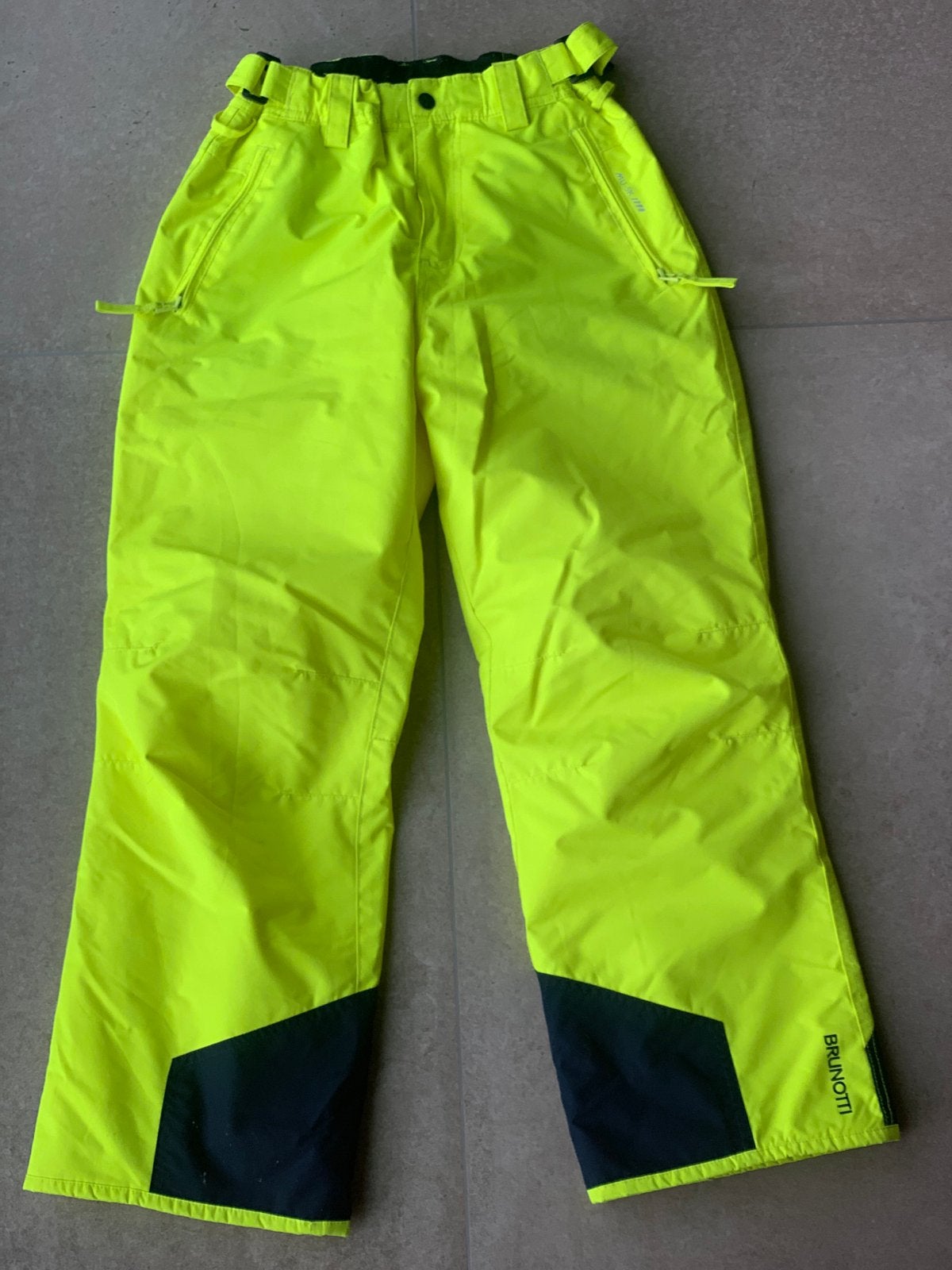 Brunotti skibroek maat 152 fluorescerend neon geel, Kleding | Heren, Ophalen of Verzenden, Zo goed als nieuw, Overige maten, Broek