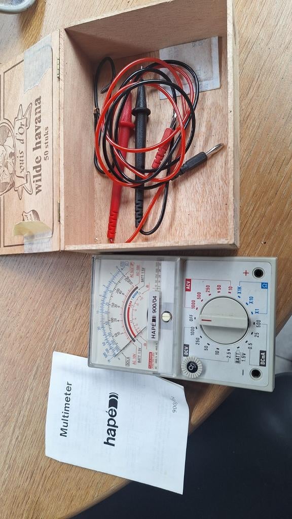 Vintage HAPE multimeter, Ophalen of Verzenden