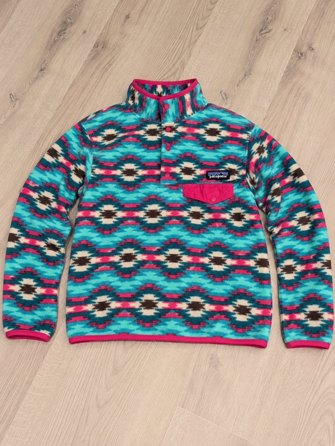 Patagonia Synchilla Snap-T Fleece Dames L Aztec, Patagonia Europe Coöperatief U.A., Directsales.europe@patagonia.com, Maat 42/44 (L)