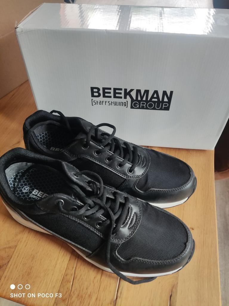 Beekman Antislip Schoenen 46  - Ideaal voor Horeca Keukens, Beekman, Zwart, Nieuw, Ophalen of Verzenden